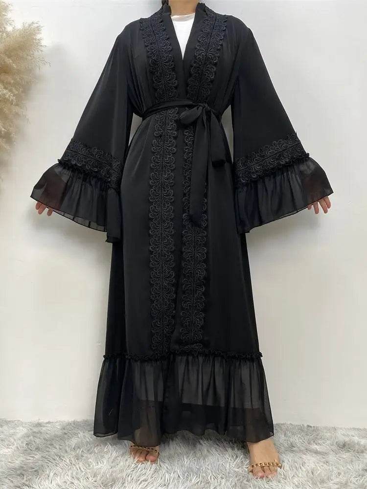 Lace Stitching Full-Length Muslim Abaya S810ee45c42ef4ef78122bfb4b8bf9145i