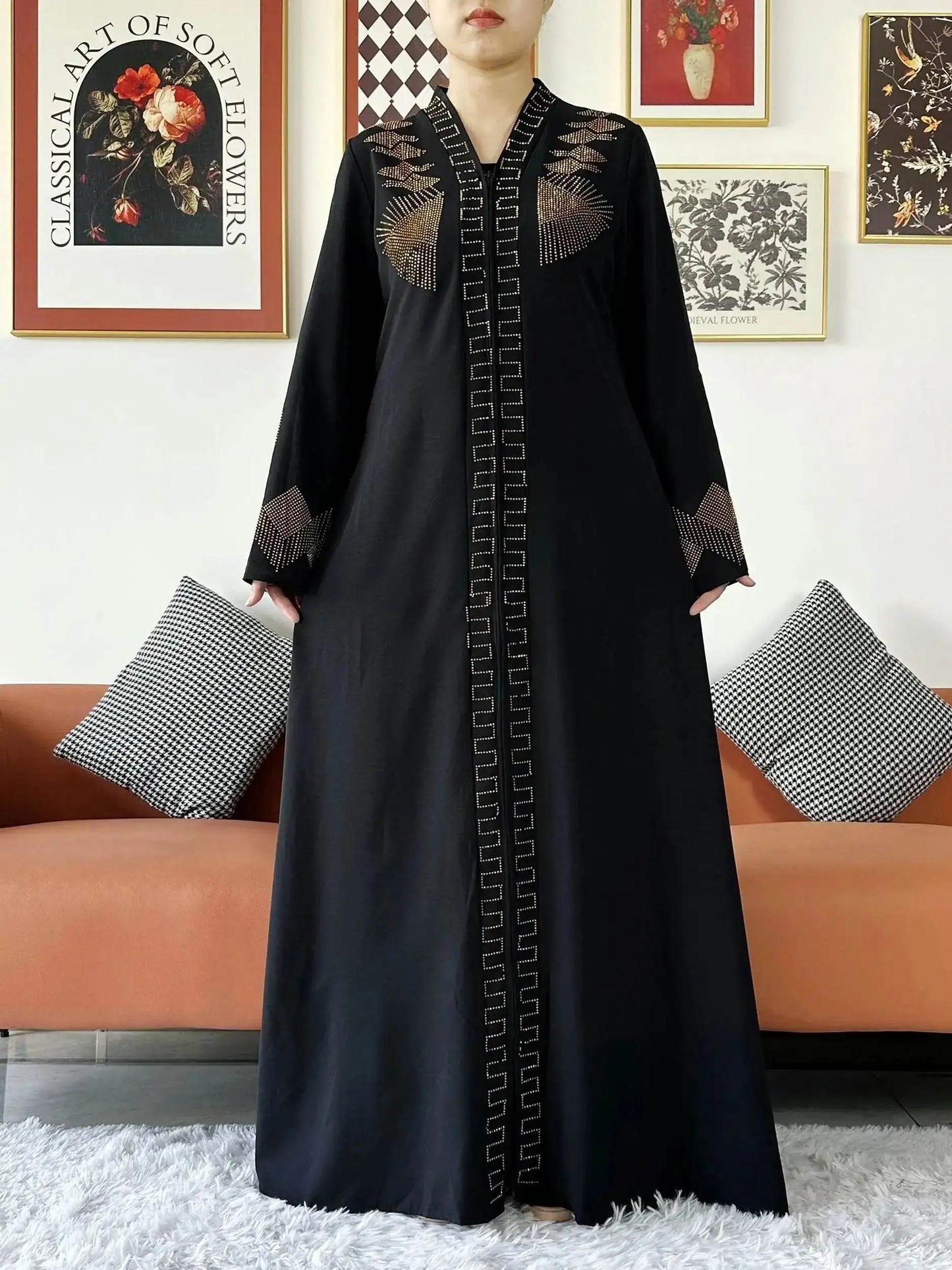 Elegant Chiffon Open Abaya for Muslim Women elegant-chiffon-open-abaya-for-muslim-women-7229012
