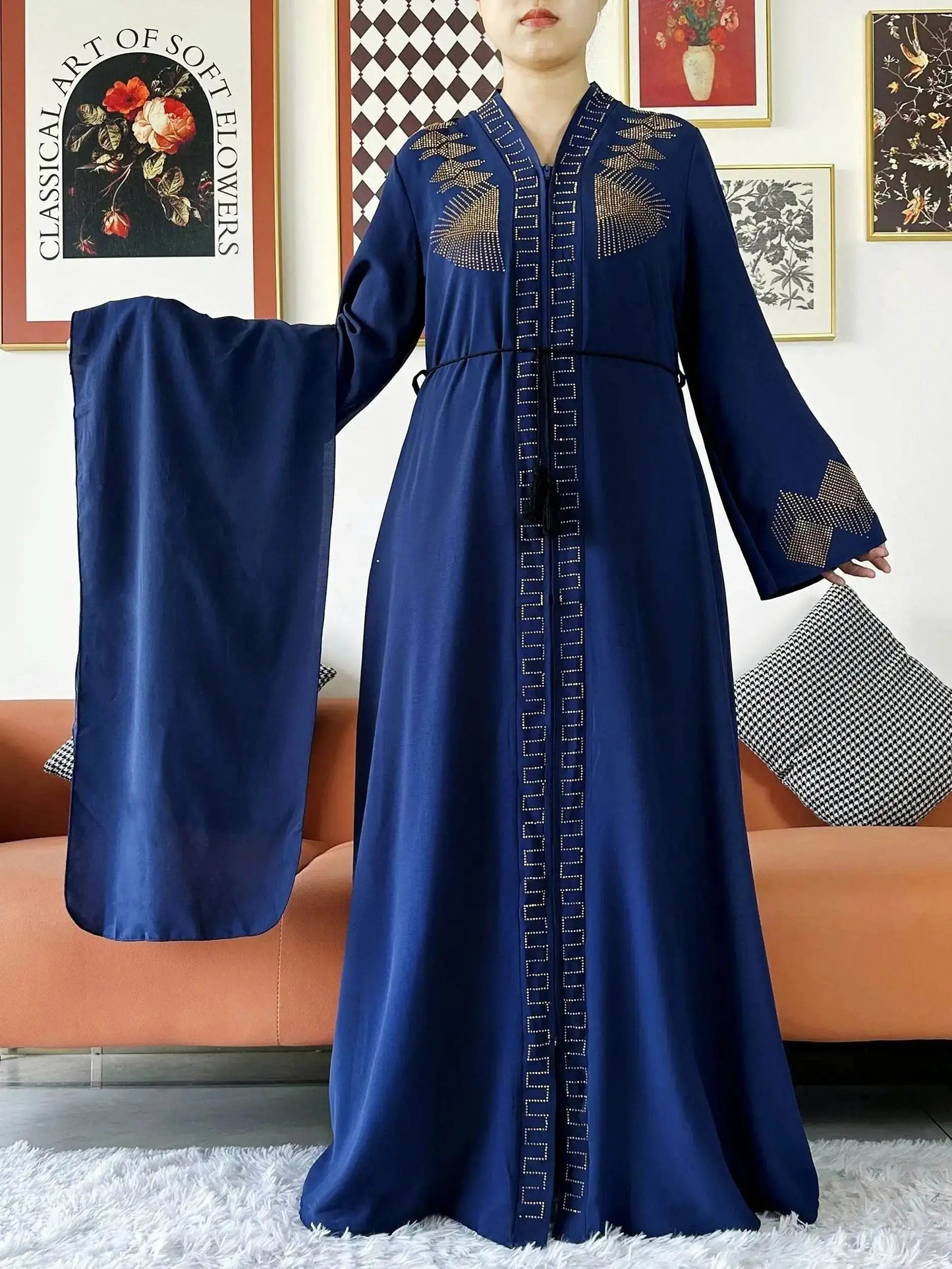 Elegant Chiffon Open Abaya for Muslim Women elegant-chiffon-open-abaya-for-muslim-women-5293843