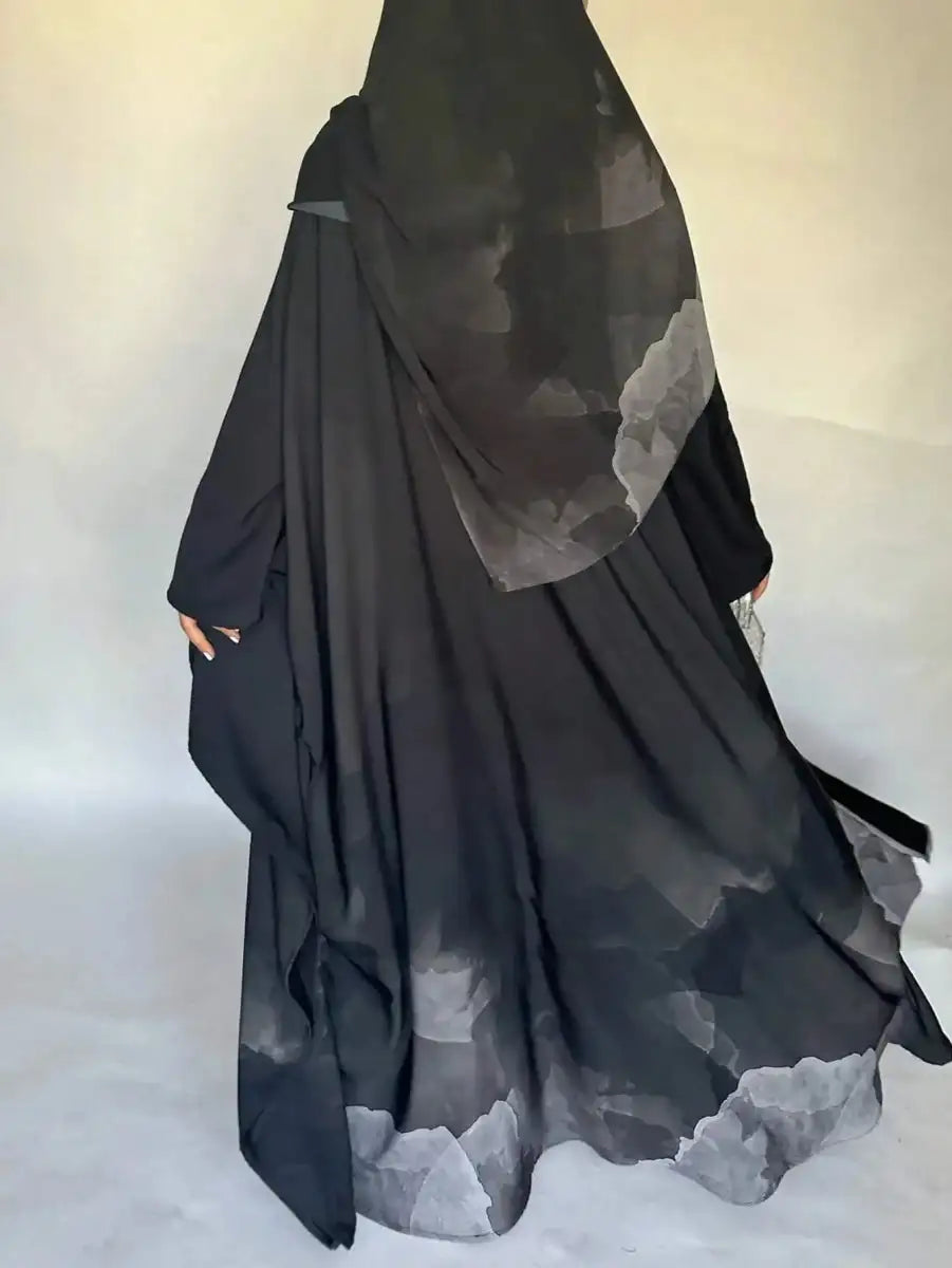 Middle Eastern Loose Tie Dye Abaya Muslim Full Sleeve Open Front Abayas Elegant Turkey Kaftan Arabian Maxi Dresses Women Jilbabs - Fabaya UK Middle Eastern Loose Tie Dye Abaya Muslim Full Sleeve Open Front Abayas Elegant Turkey Kaftan Arabian Maxi Dresses Women Jilbabs S36c913ec533e4c26b339eb87ebcdb806h