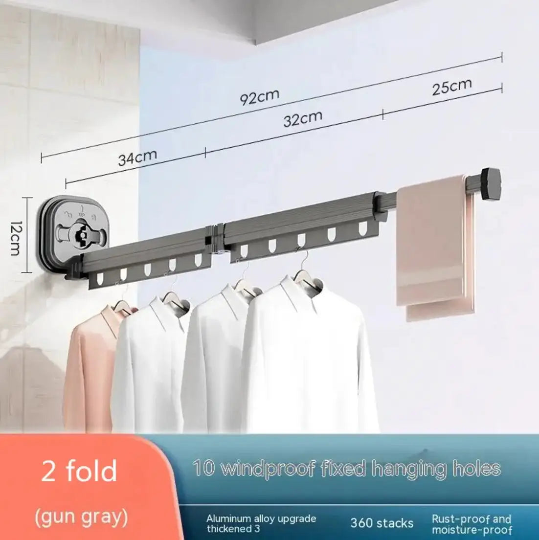 Retractable Aluminum Suction Cup Clothes Hanger retractable-aluminum-suction-cup-clothes-hangerfabaya-uk-1331505