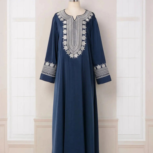 Abaya 2024 Middle Eastern Fashion Embroidered Muslim Robe Thobe Moroccan Islamic Clothing Ramadan Robe luxury abaya dubai Travel - Fabaya UK Abaya 2024 Middle Eastern Fashion Embroidered Muslim Robe Thobe Moroccan Islamic Clothing Ramadan Robe luxury abaya dubai Travel S46e582c32eed40718248b06041db6c72P