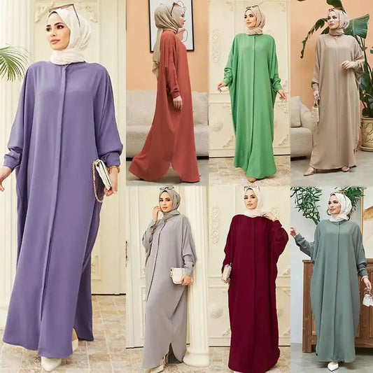 Abaya Dress Muslim Fashion Robe Abaya Ramadan Ladies Long Sleeve Islamic Dress Middle East Abayas Women Clothing Without Hijab - Fabaya UK Abaya Dress Muslim Fashion Robe Abaya Ramadan Ladies Long Sleeve Islamic Dress Middle East Abayas Women Clothing Without Hijab S48498a39bf3f43be98de773a962bd3101