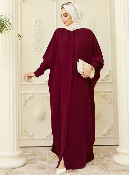 Abaya Dress Muslim Fashion Robe Abaya Ramadan Ladies Long Sleeve Islamic Dress Middle East Abayas Women Clothing Without Hijab - Fabaya UK Abaya Dress Muslim Fashion Robe Abaya Ramadan Ladies Long Sleeve Islamic Dress Middle East Abayas Women Clothing Without Hijab S90667a170f564c9a9c05a4dee490fb6cy