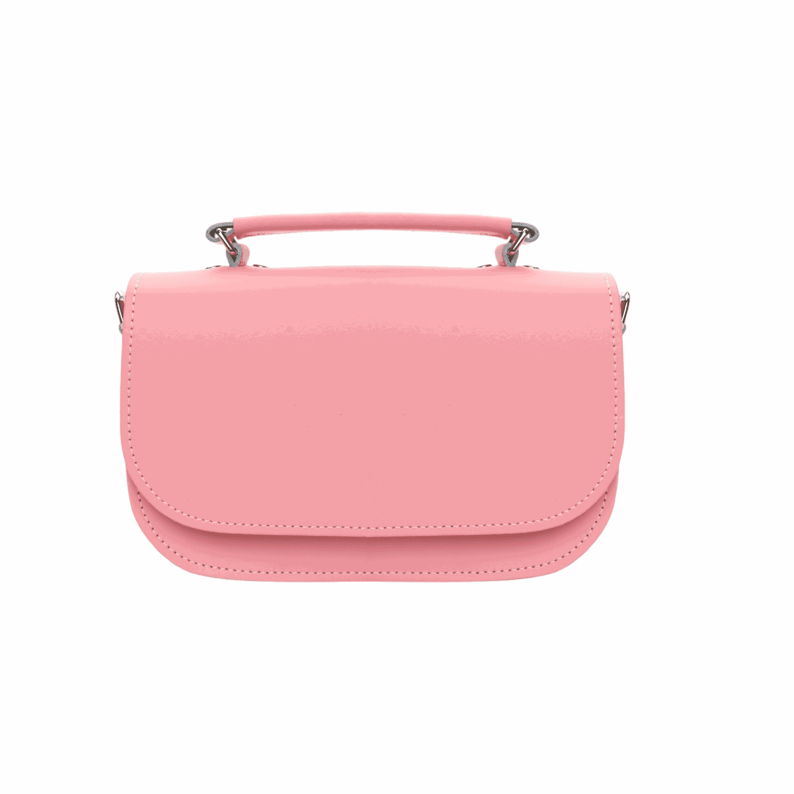 Aura Handmade Leather Bag - Pastel Pink Clutch Bag aura-handmade-leather-bag-pastel-pink-9228858