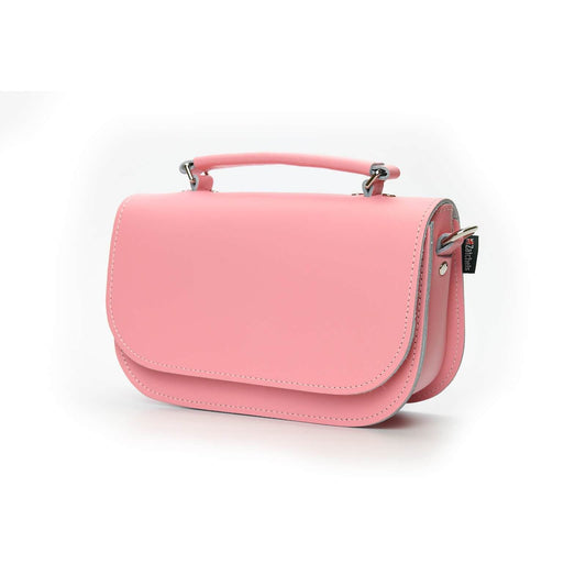 Aura Handmade Leather Bag - Pastel Pink Clutch Bag aura-handmade-leather-bag-pastel-pink-1960578