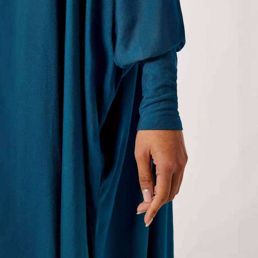 Batwing Long Sleeve Loose Robe Abaya 0 batwing-long-sleeve-loose-robe-abaya-2328149