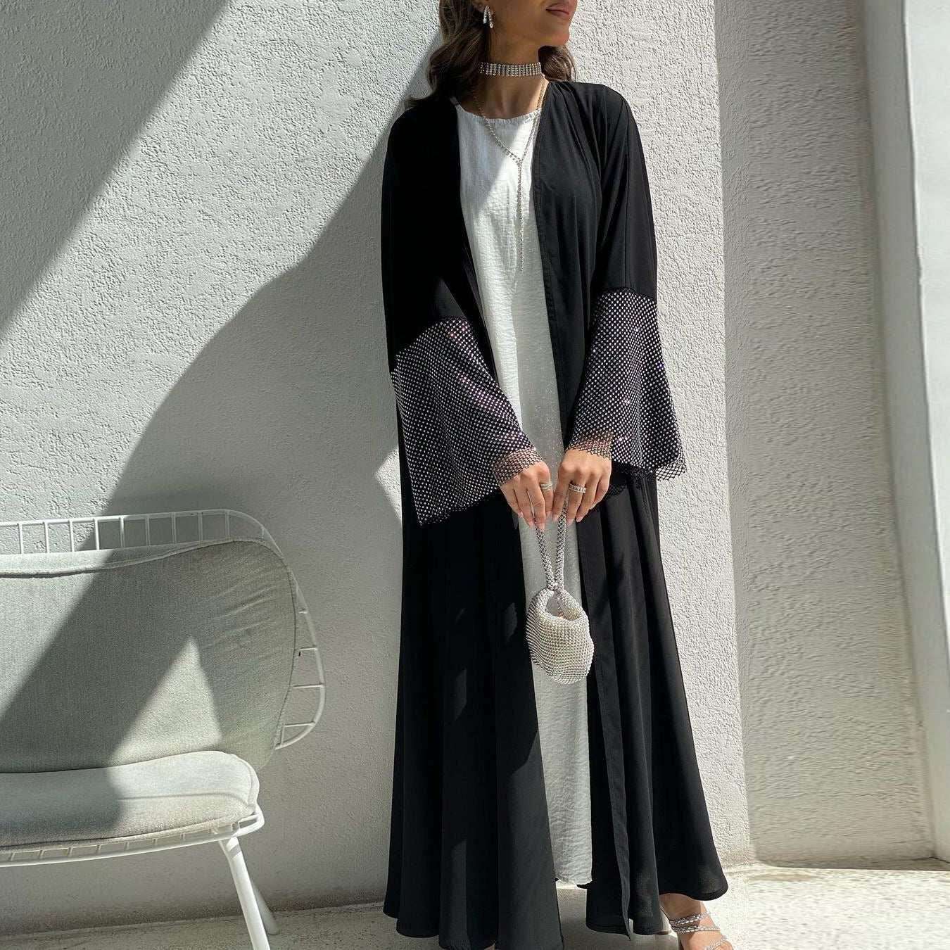 Cardigan Diamond Mesh Robe 0 cardigan-diamond-mesh-robe-6833059