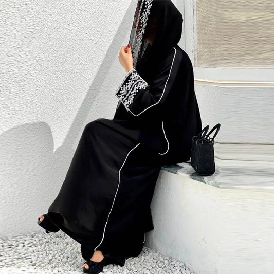 Classic Embroidered Abaya Dress - Women's Hijab Coat classic-embroidered-abaya-dress-womens-hijab-coat-3954564