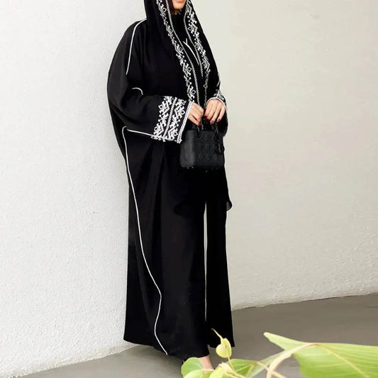 Classic Embroidered Abaya Dress - Women's Hijab Coat classic-embroidered-abaya-dress-womens-hijab-coat-5688920