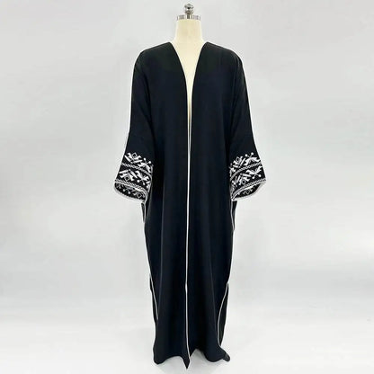 Classic Embroidered Abaya Dress - Women's Hijab Coat classic-embroidered-abaya-dress-womens-hijab-coat-4198884