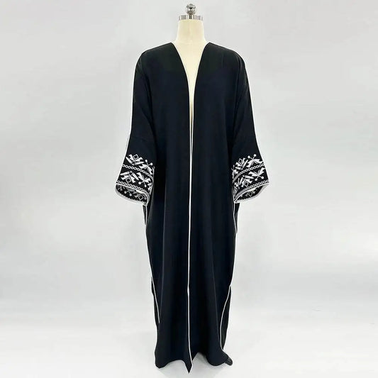 Classic Embroidered Abaya Dress - Women's Hijab Coat classic-embroidered-abaya-dress-womens-hijab-coat-4198884
