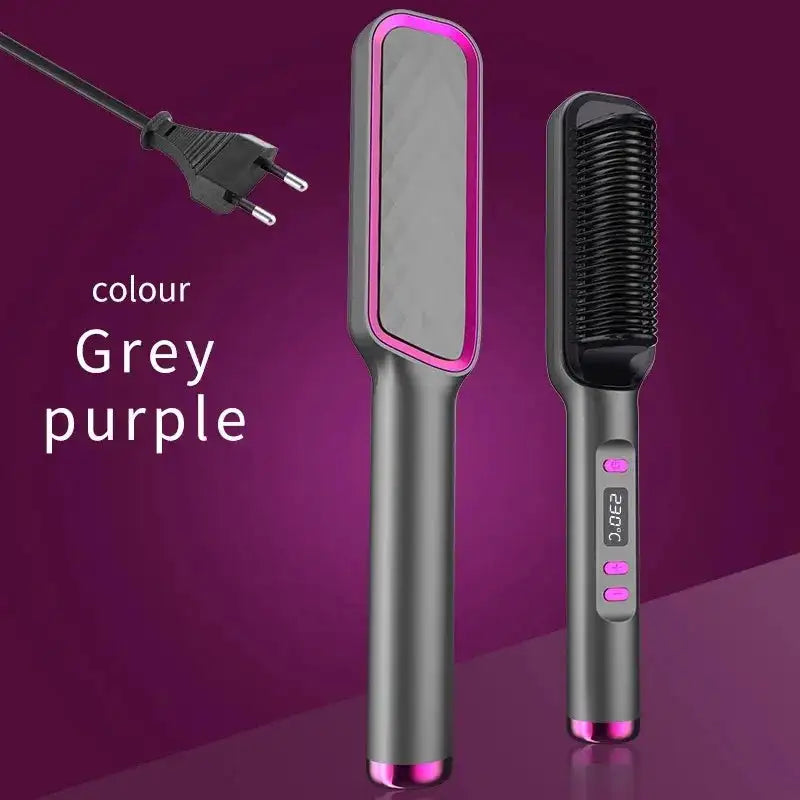 Electric Multifunctional Straight Hair Straightener Comb Anti-Scalding Fabaya UK