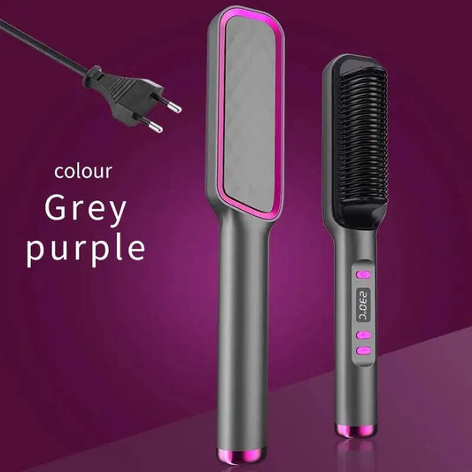 Electric Multifunctional Straight Hair Straightener Comb Anti-Scalding Fabaya UK