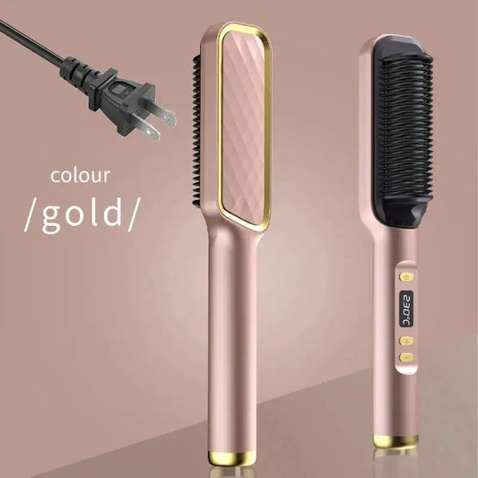 Electric Multifunctional Straight Hair Straightener Comb Anti-Scalding Fabaya UK