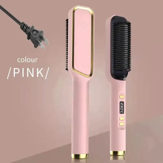 Electric Multifunctional Straight Hair Straightener Comb Anti-Scalding Fabaya UK