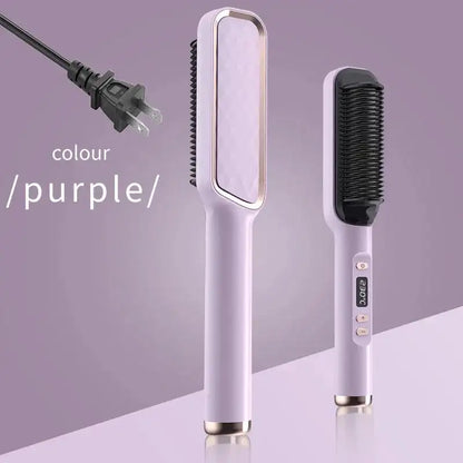 Electric Multifunctional Straight Hair Straightener Comb Anti-Scalding Fabaya UK