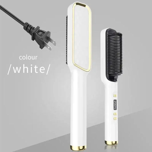 Electric Multifunctional Straight Hair Straightener Comb Anti-Scalding Fabaya UK