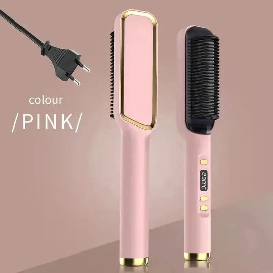 Electric Multifunctional Straight Hair Straightener Comb Anti-Scalding Fabaya UK
