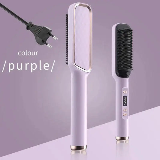 Electric Multifunctional Straight Hair Straightener Comb Anti-Scalding Fabaya UK