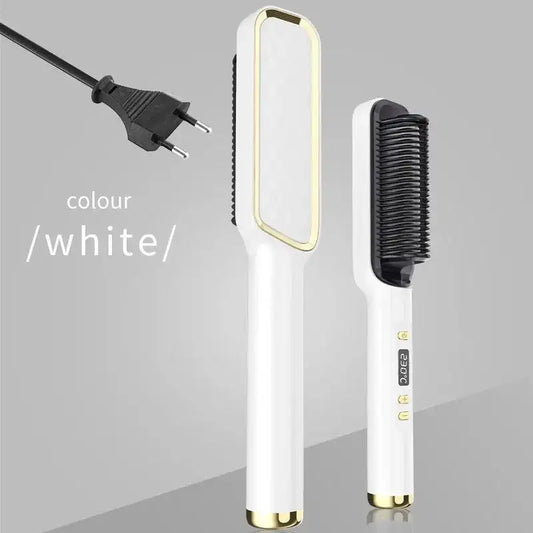 Electric Multifunctional Straight Hair Straightener Comb Anti-Scalding Fabaya UK