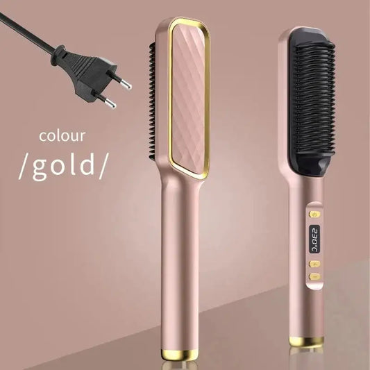 Electric Multifunctional Straight Hair Straightener Comb Anti-Scalding Fabaya UK
