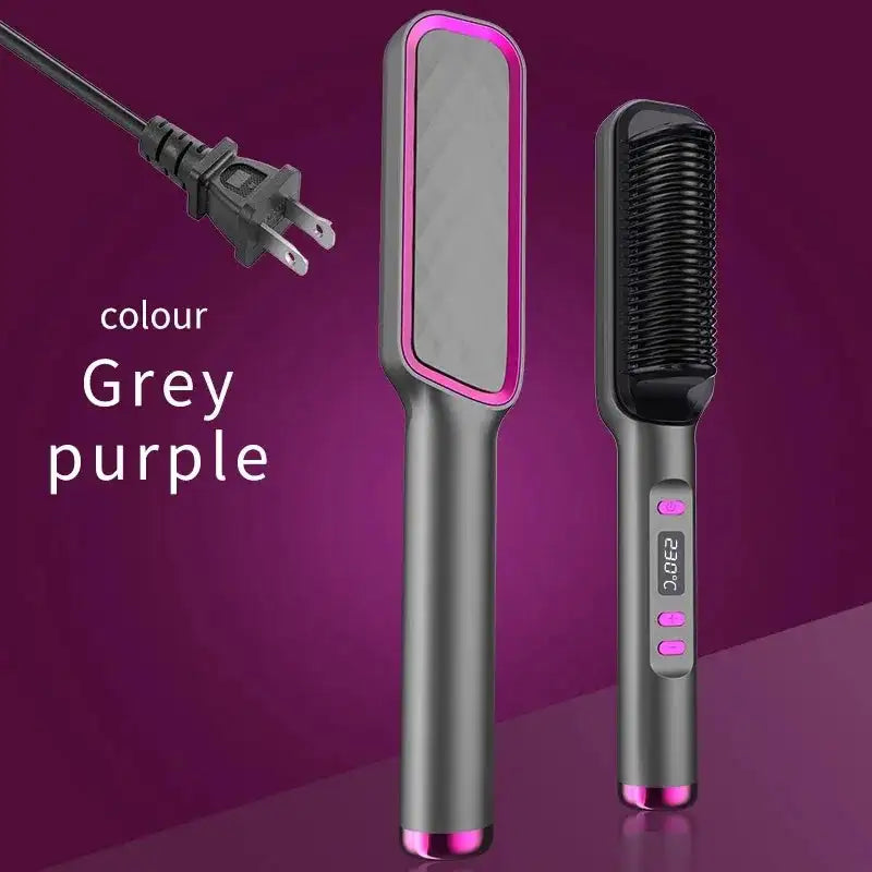 Electric Multifunctional Straight Hair Straightener Comb Anti-Scalding Fabaya UK