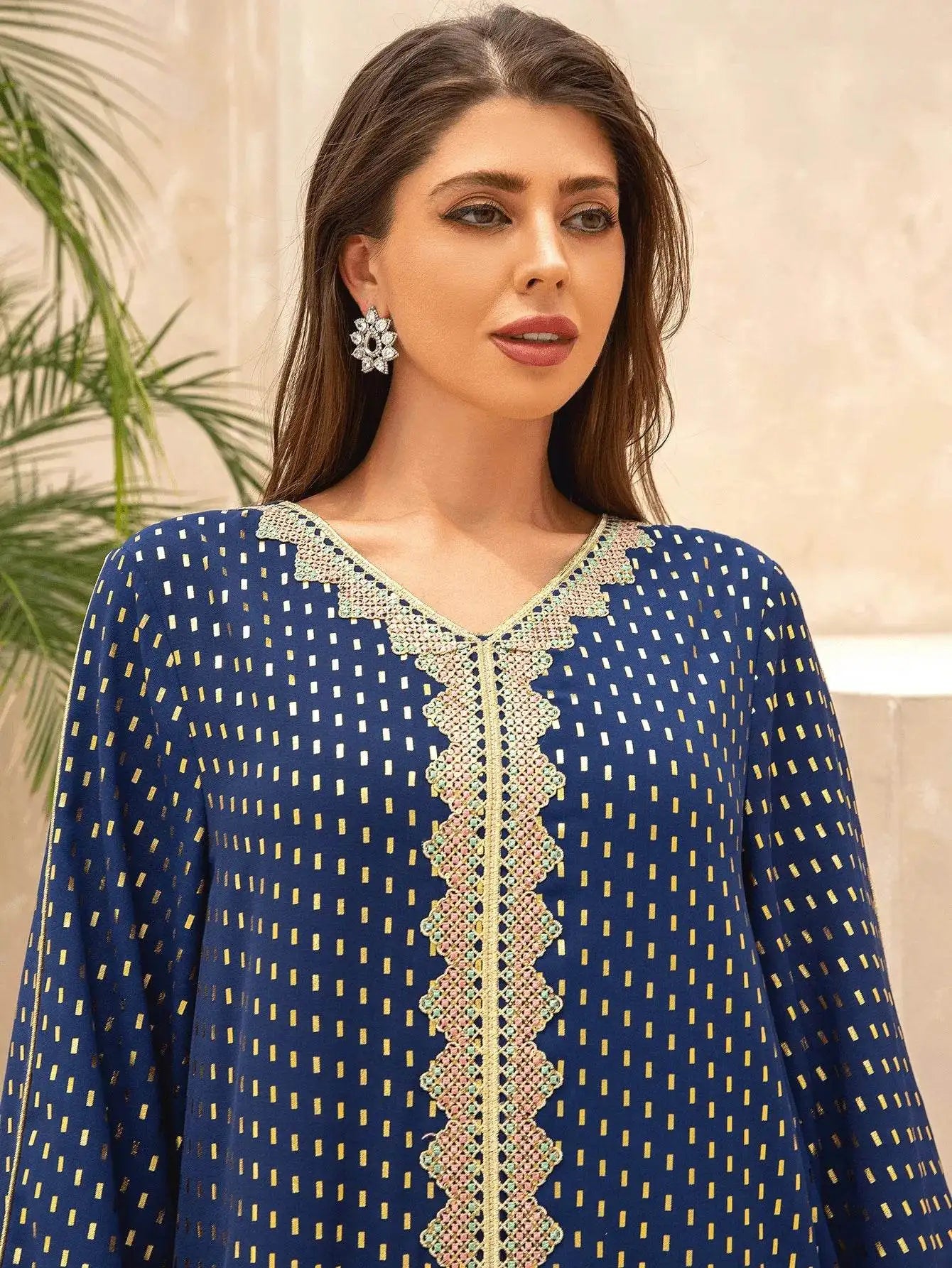 Elegant Autumn Muslim Dress with Sequins elegant-autumn-muslim-dress-with-sequins-8511044