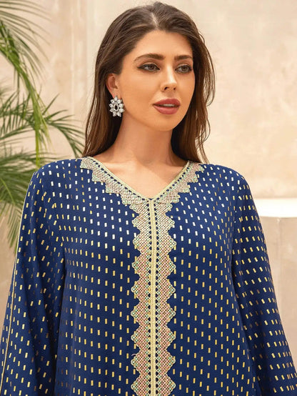 Elegant Autumn Muslim Dress with Sequins elegant-autumn-muslim-dress-with-sequins-8511044
