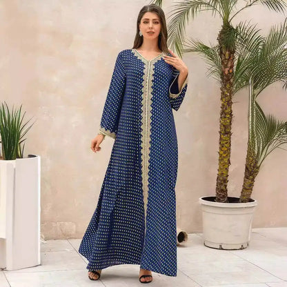Elegant Autumn Muslim Dress with Sequins elegant-autumn-muslim-dress-with-sequins-9600950