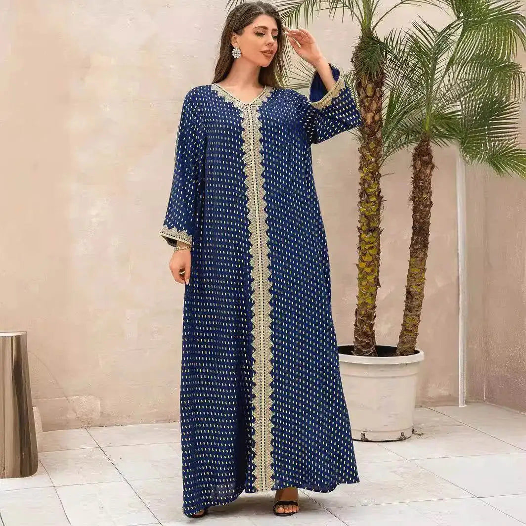 Elegant Autumn Muslim Dress with Sequins elegant-autumn-muslim-dress-with-sequins-8713687