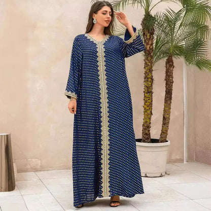 Elegant Autumn Muslim Dress with Sequins elegant-autumn-muslim-dress-with-sequins-8713687