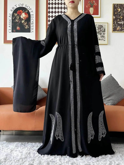 Elegant Chiffon Open Abaya for Muslim Women elegant-chiffon-open-abaya-for-muslim-women-4015888