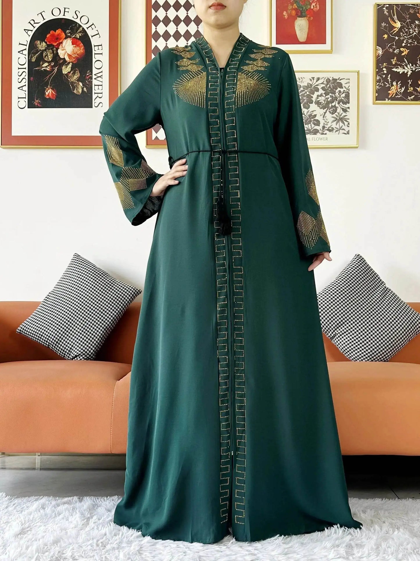 Elegant Chiffon Open Abaya for Muslim Women elegant-chiffon-open-abaya-for-muslim-women-6073914