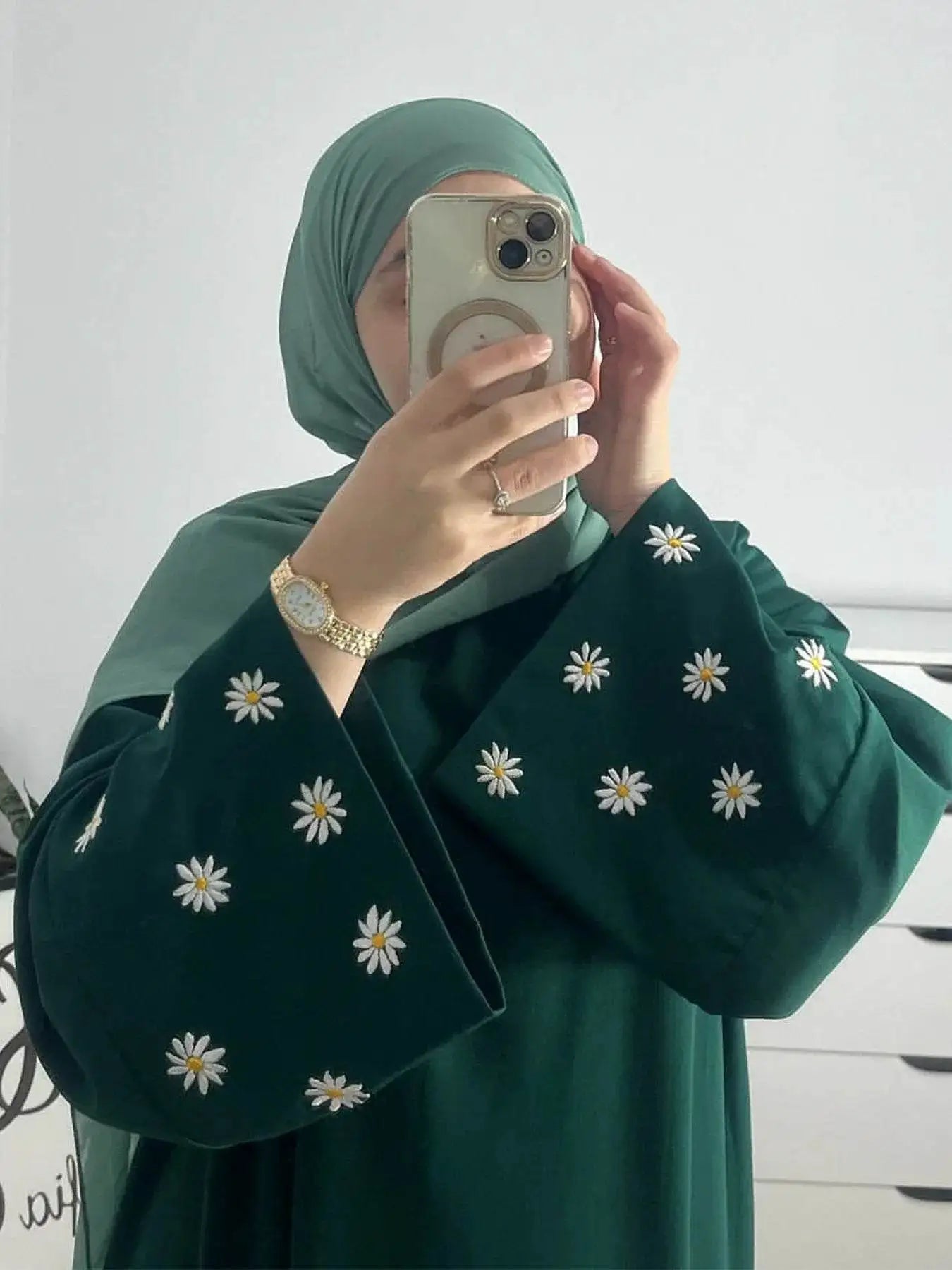 Elegant Eid Abaya Dress with Floral Embroidery elegant-eid-abaya-dress-with-floral-embroidery-6072500