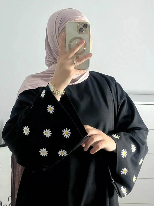 Elegant Eid Abaya Dress with Floral Embroidery elegant-eid-abaya-dress-with-floral-embroidery-6762911