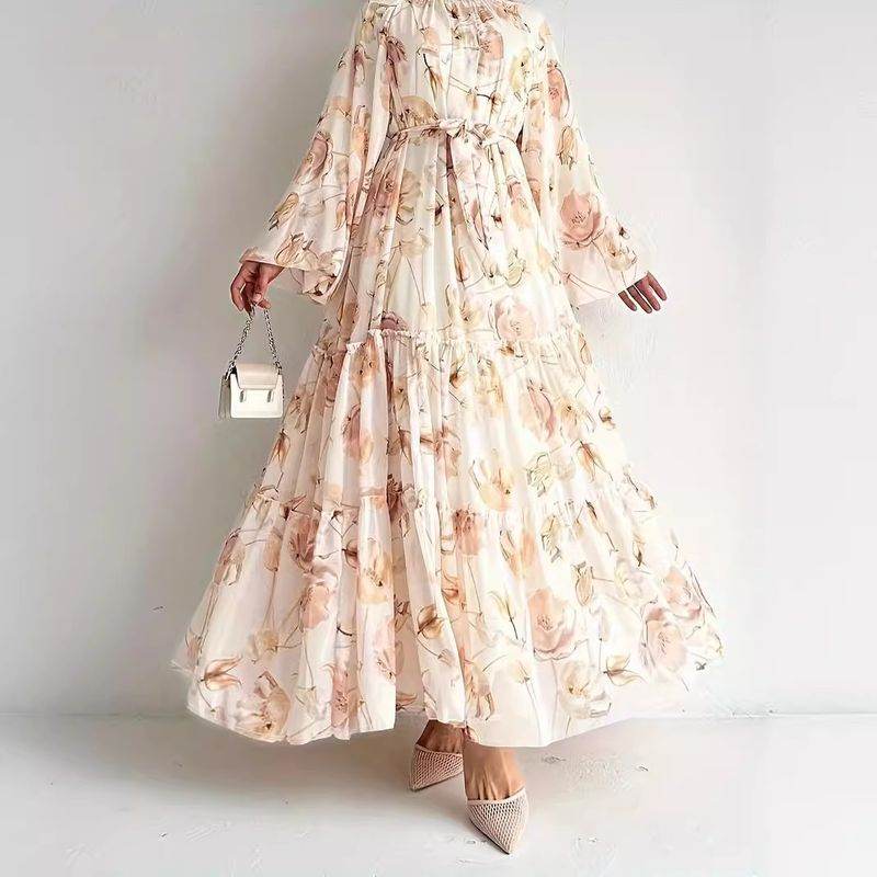 Elegant Floral Chiffon Maxi Dress for Women elegant-floral-chiffon-maxi-dress-for-women-3939653