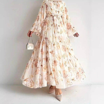 Elegant Floral Chiffon Maxi Dress for Women elegant-floral-chiffon-maxi-dress-for-women-3939653