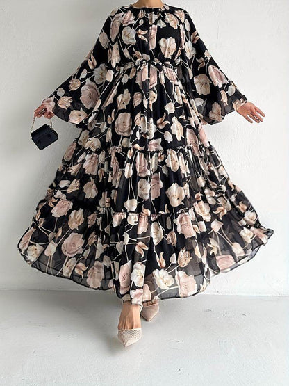 Elegant Floral Chiffon Maxi Dress for Women elegant-floral-chiffon-maxi-dress-for-women-4868851