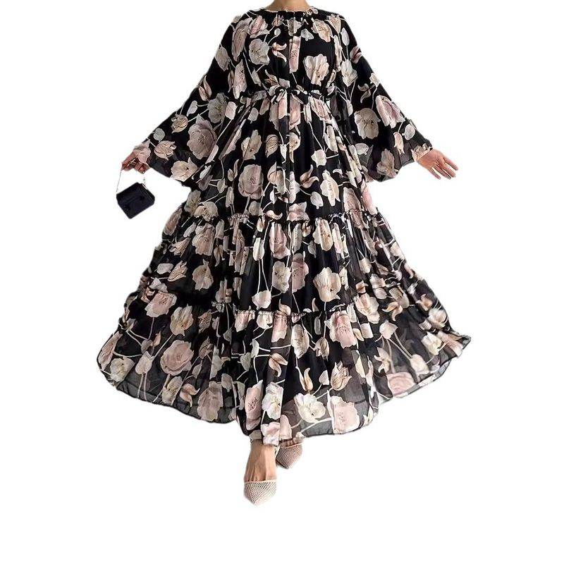 Elegant Floral Chiffon Maxi Dress for Women elegant-floral-chiffon-maxi-dress-for-women-2745296