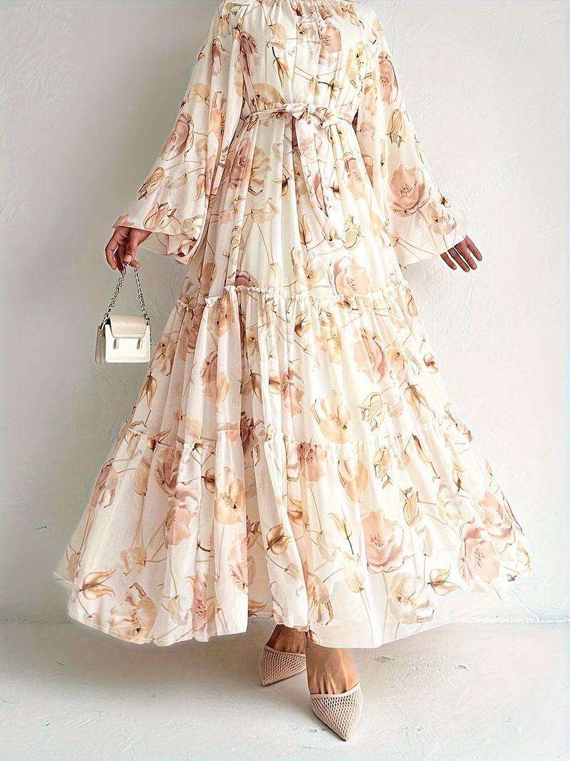 Elegant Floral Chiffon Maxi Dress for Women elegant-floral-chiffon-maxi-dress-for-women-3334008