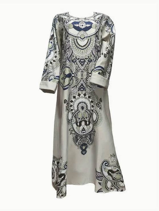 Elegant Floral Print Long Sleeve Abaya Dress 4 elegant-floral-print-long-sleeve-abaya-dress-5872904