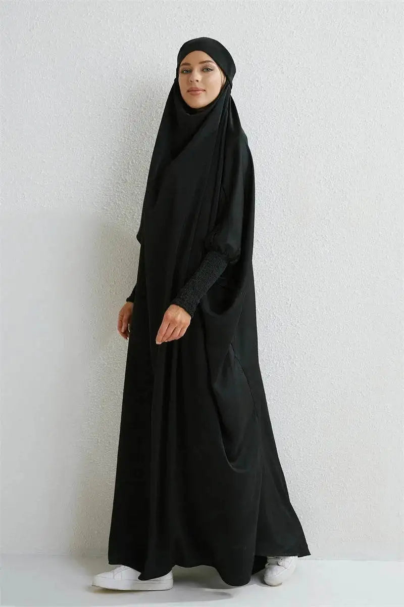Elegant Hijab Abaya with Stylish Hood - Modest Dress elegant-hijab-abaya-with-stylish-hood-modest-dress-8992167