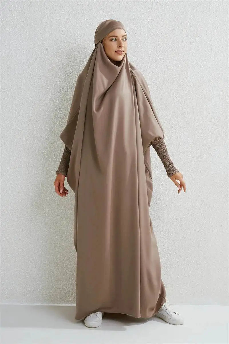 Elegant Hijab Abaya with Stylish Hood - Modest Dress elegant-hijab-abaya-with-stylish-hood-modest-dress-1569523