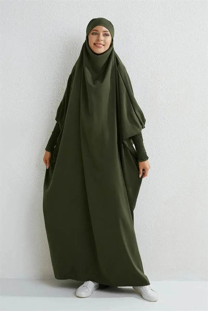 Elegant Hijab Abaya with Stylish Hood - Modest Dress elegant-hijab-abaya-with-stylish-hood-modest-dress-1609858
