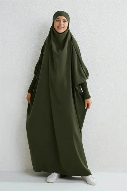 Elegant Hijab Abaya with Stylish Hood - Modest Dress elegant-hijab-abaya-with-stylish-hood-modest-dress-1609858