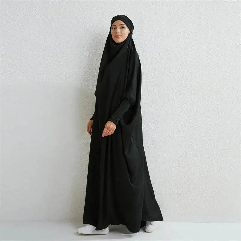 Elegant Hijab Abaya with Stylish Hood - Modest Dress elegant-hijab-abaya-with-stylish-hood-modest-dress-6146982