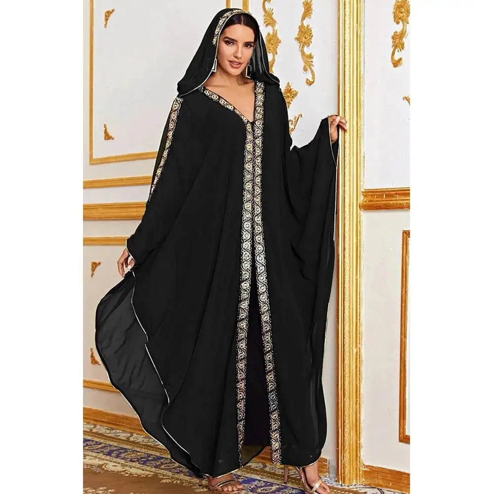 Elegant Hooded Kaftan Maxi Dress for Women elegant-hooded-kaftan-maxi-dress-for-women-7751637