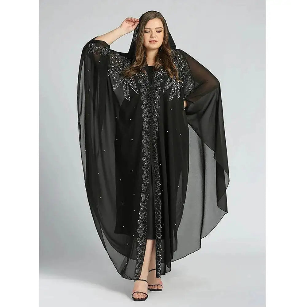 Elegant Hooded Kaftan Maxi Dress for Women elegant-hooded-kaftan-maxi-dress-for-women-3366109