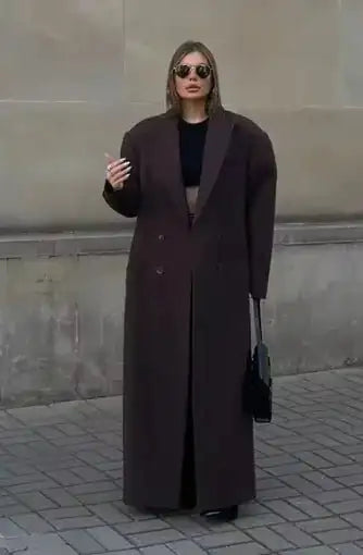 Elegant Lapel Double Breasted-pocket Wool-like Coat elegant-lapel-double-breasted-pocket-wool-like-coatfabaya-uk-5203154